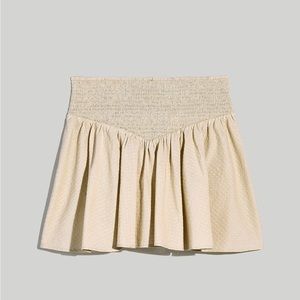 Smocked Mini Skirt | Madewell